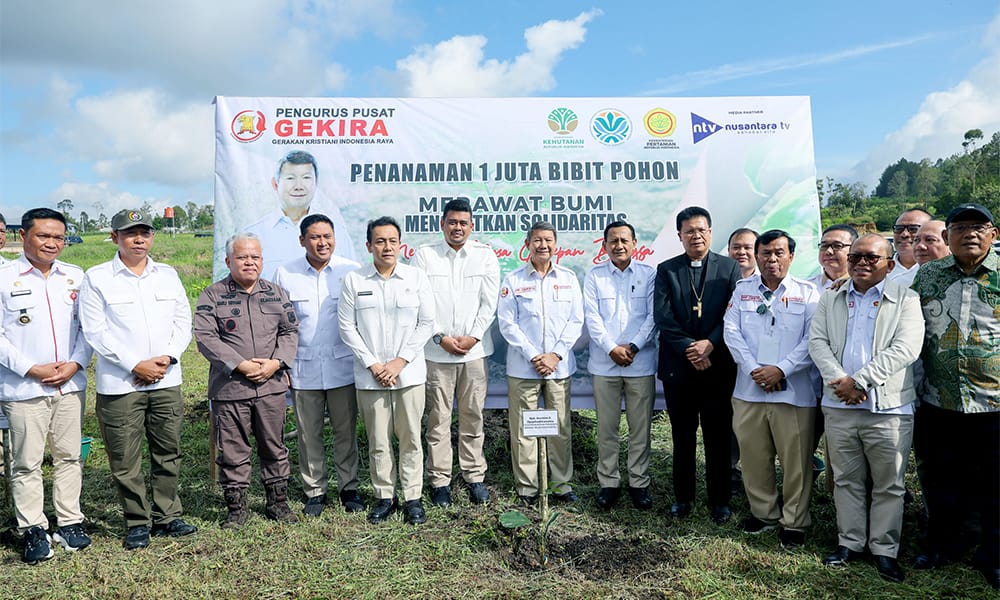Gubernur Sumut Bobby Ajak Tanam Satu Juta Pohon Bersama Utusan Khusus Presiden, Tekankan Tanggung Jawab Bersama Menjaga Lingkungan
