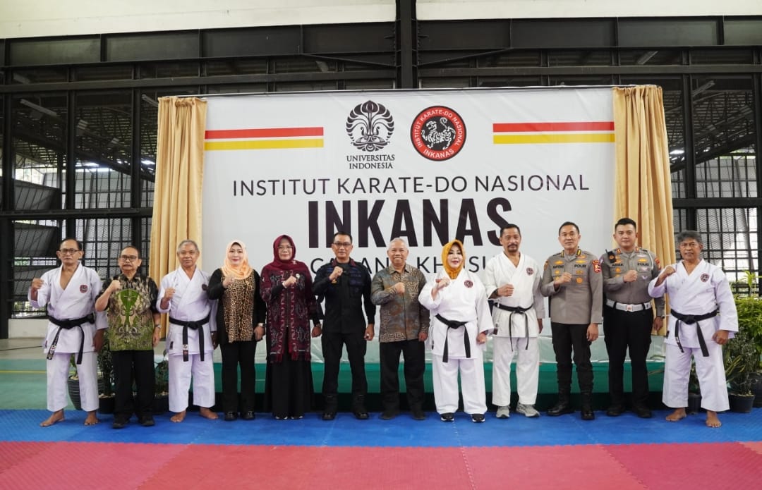 Danpas Pelopor Korbrimob Polri Resmikan Dojo INKANAS Cabang Universitas Indonesia