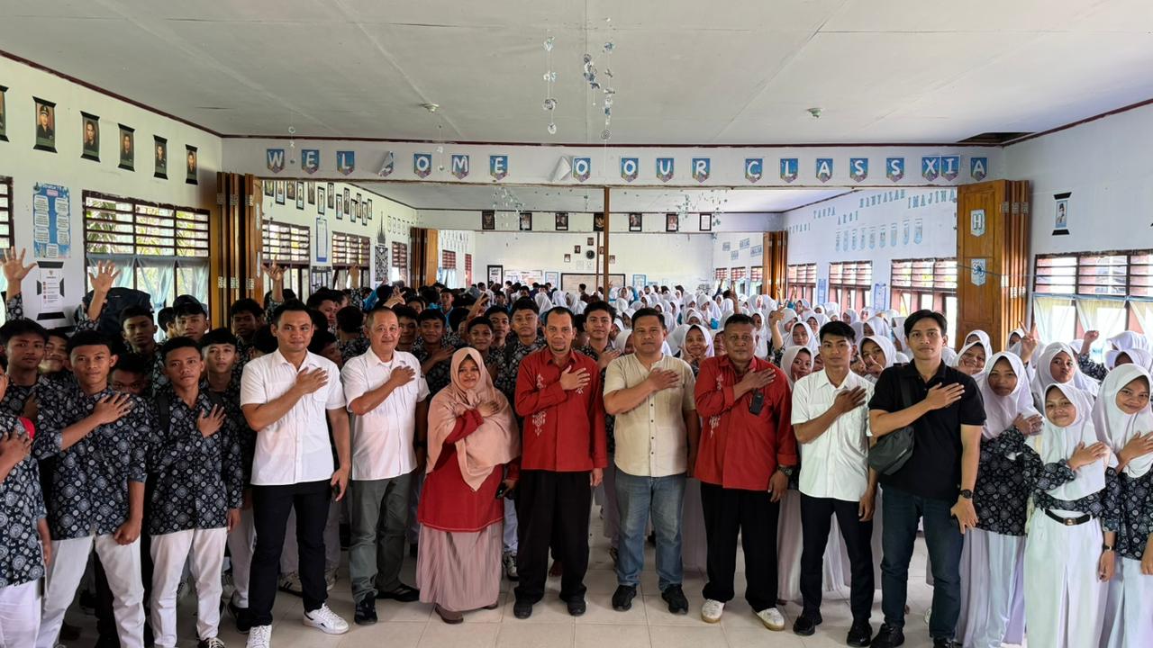 Sosialisasi Wawasan Kebangsaan, Densus 88 AT Polri Sambangi SMA Muhammadiyah Batudaa