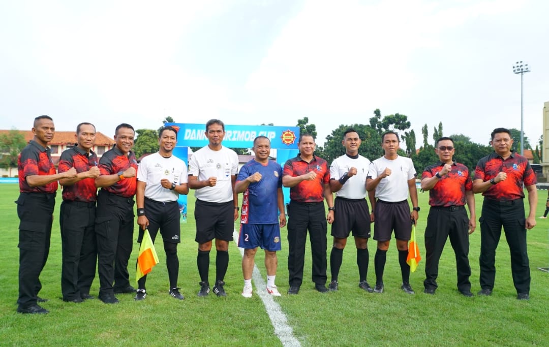 Korps Brimob Polri Resmi Buka Turnamen Sepak Bola Dankorbrimob Cup 2026 di Depok