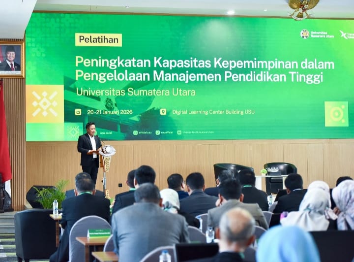 Dukung Misi Asta Cita, USU Selenggarakan Pelatihan Peningkatan Kapasitas Kepemimpinan