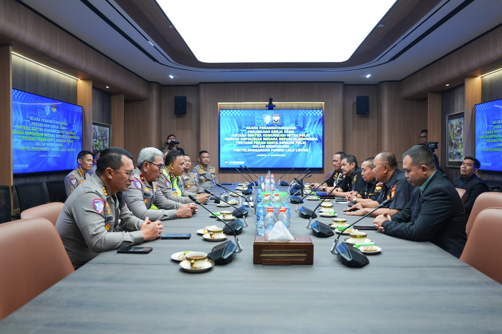 Korlantas Polri dan Senkom Mitra Polri Perkuat Sinergi Dukung Penyelenggaraan Fungsi Lalu Lintas