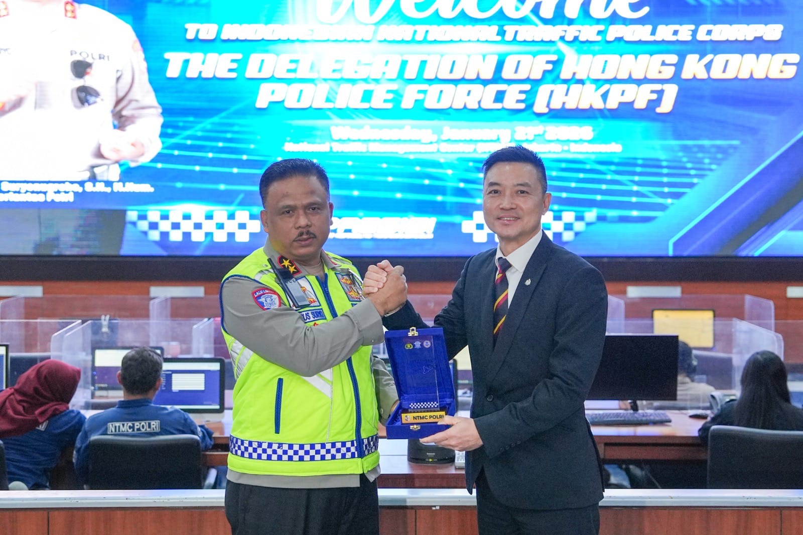 Delegasi Polisi Hong Kong Kunjungi Korlantas Polri, Pelajari Sistem Lalu Lintas Berbasis Teknologi