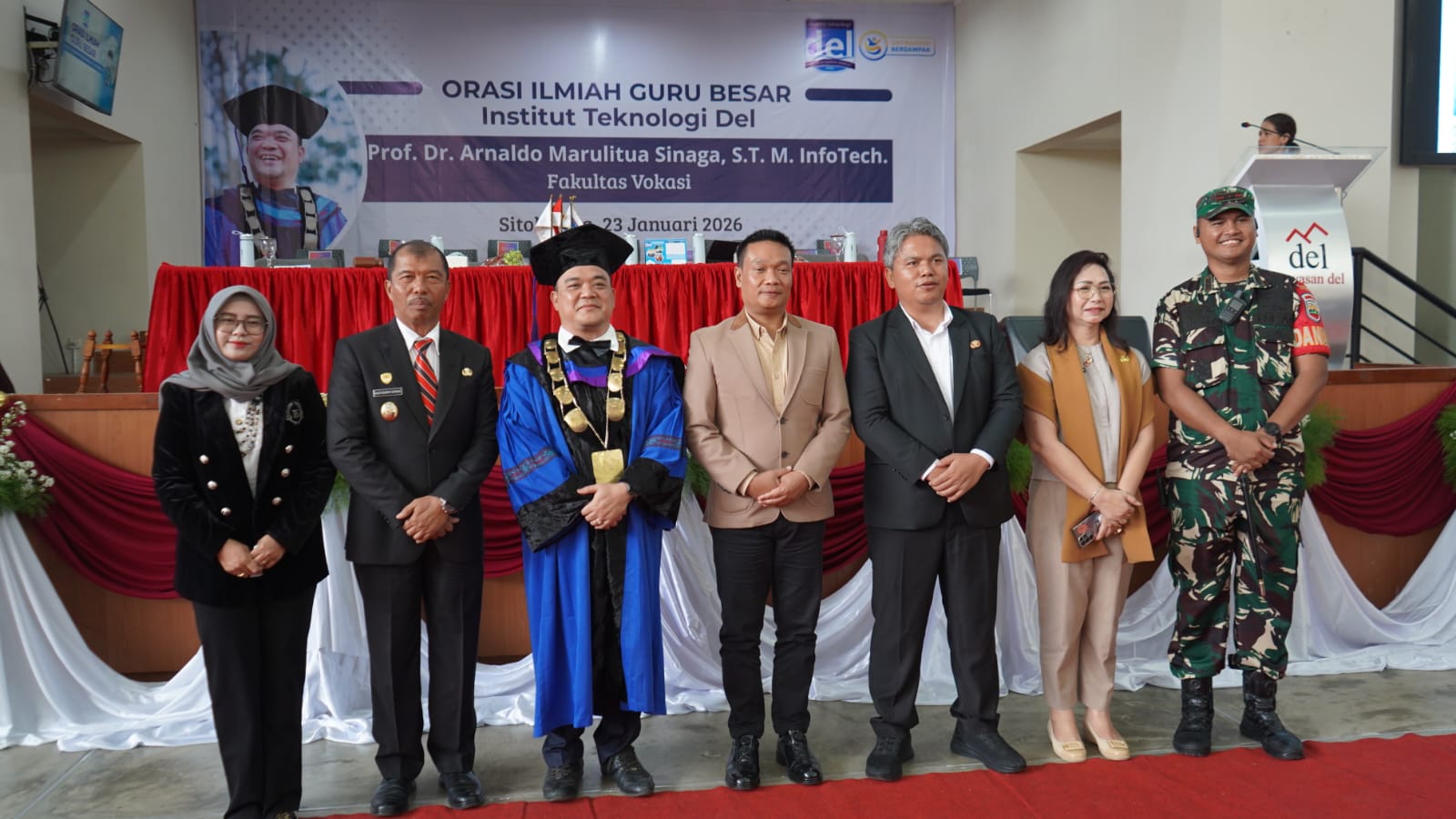 IT Del Raih Tonggak Baru, Lahirkan Guru Besar Usai 25 Tahun Berdiri