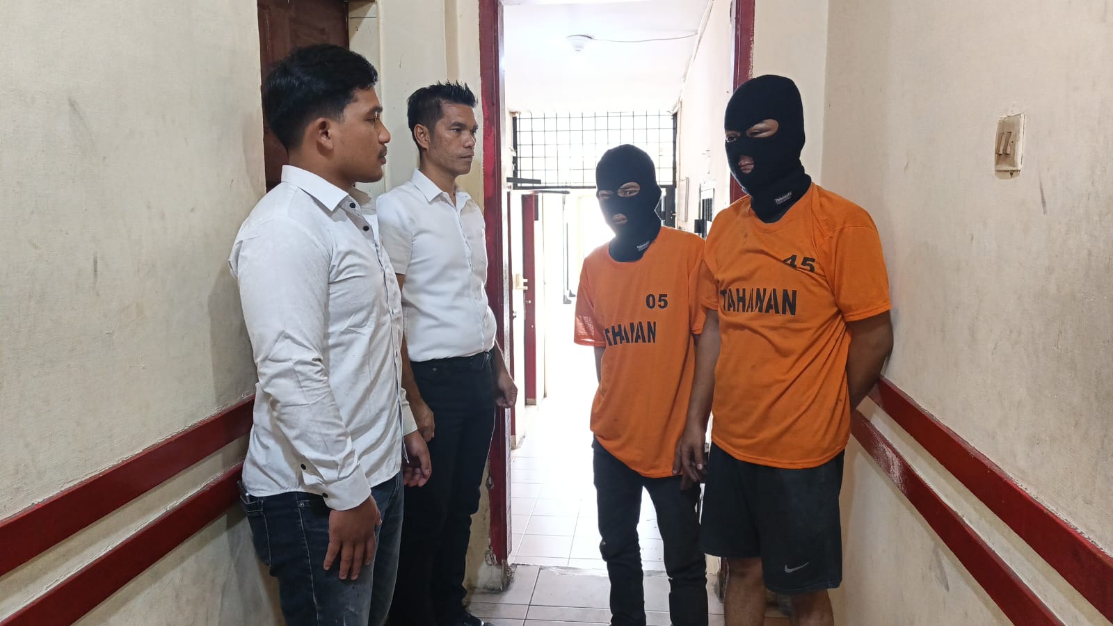 Dua Pelaku Pencurian Sparepart Sepeda Motor Dibekuk Polsek Medan Baru
