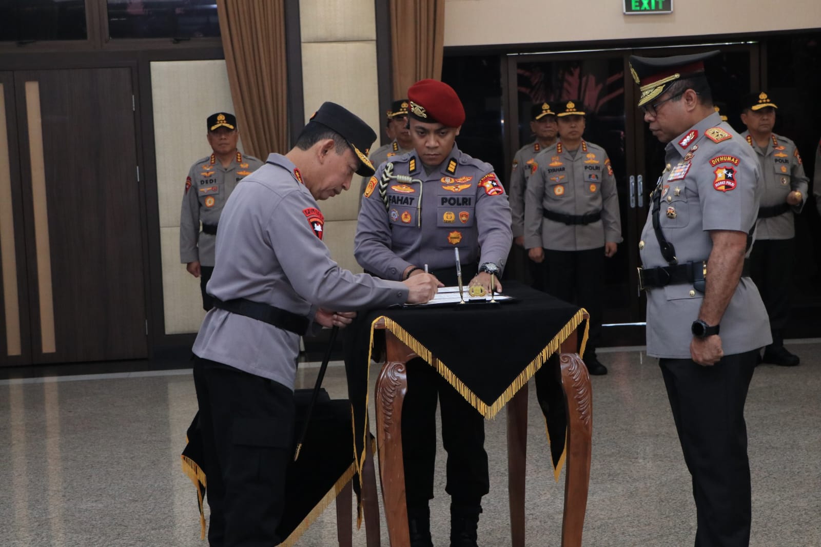 Kapolri Pimpin Sertijab Pejabat Utama Mabes Polri dan Kapolda Jajaran