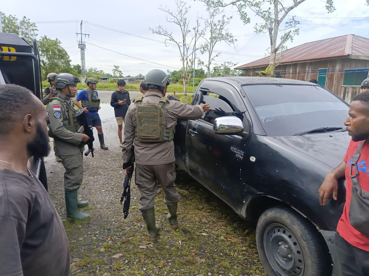 Mobil Warga Ditembaki OTK di Yahukimo, Aparat Amankan Jalur KM 7