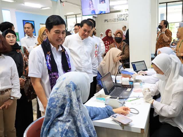 Cakupan CKG Kabupaten Tangerang Capai 106 Persen, Wamenkes Dante Tinjau Puskesmas Cikupa