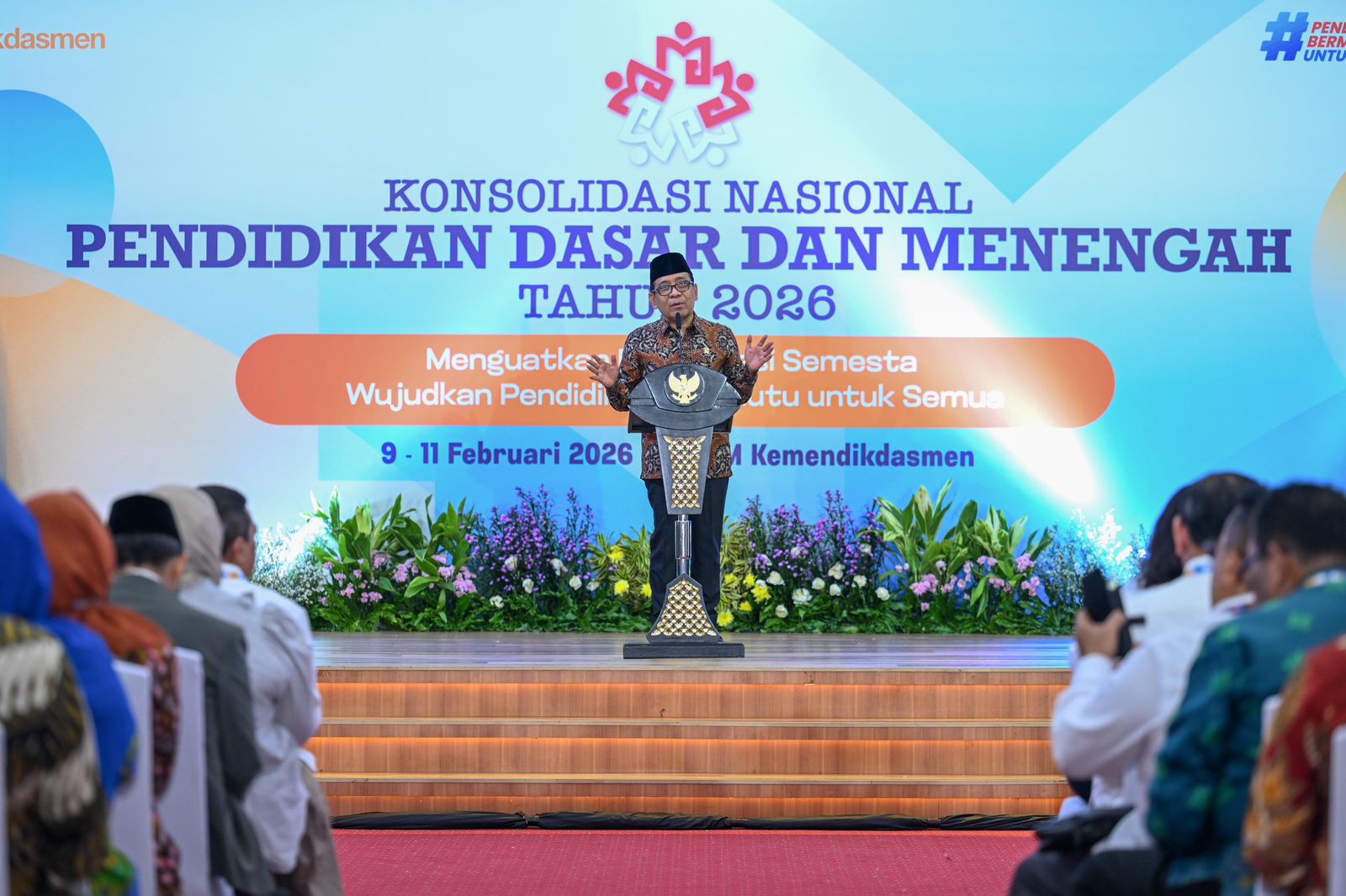 Kemendikdasmen Tingkatkan Kolaborasi dan Koordinasi dengan Daerah lewat Konsolnas 2026