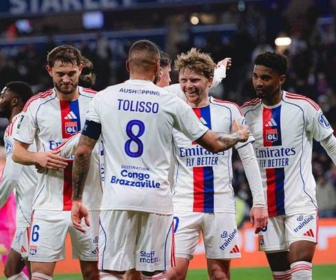 Lyon Tumbangkan Nice 2-0, Tekan PSG dalam Perburuan Gelar Ligue 1