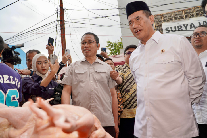 Kementan Lakukan Sidak Pasar Minggu, Harga Ayam di Ramadan Dipastikan Sesuai Harga Acuan