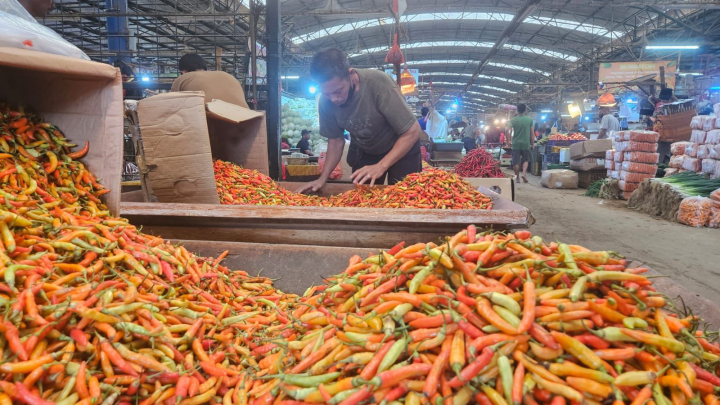 Kementan Salurkan 1,7 Ton Cabai Rawit Merah ke Pasar Induk Kramat Jati untuk Jaga Stabilitas Harga