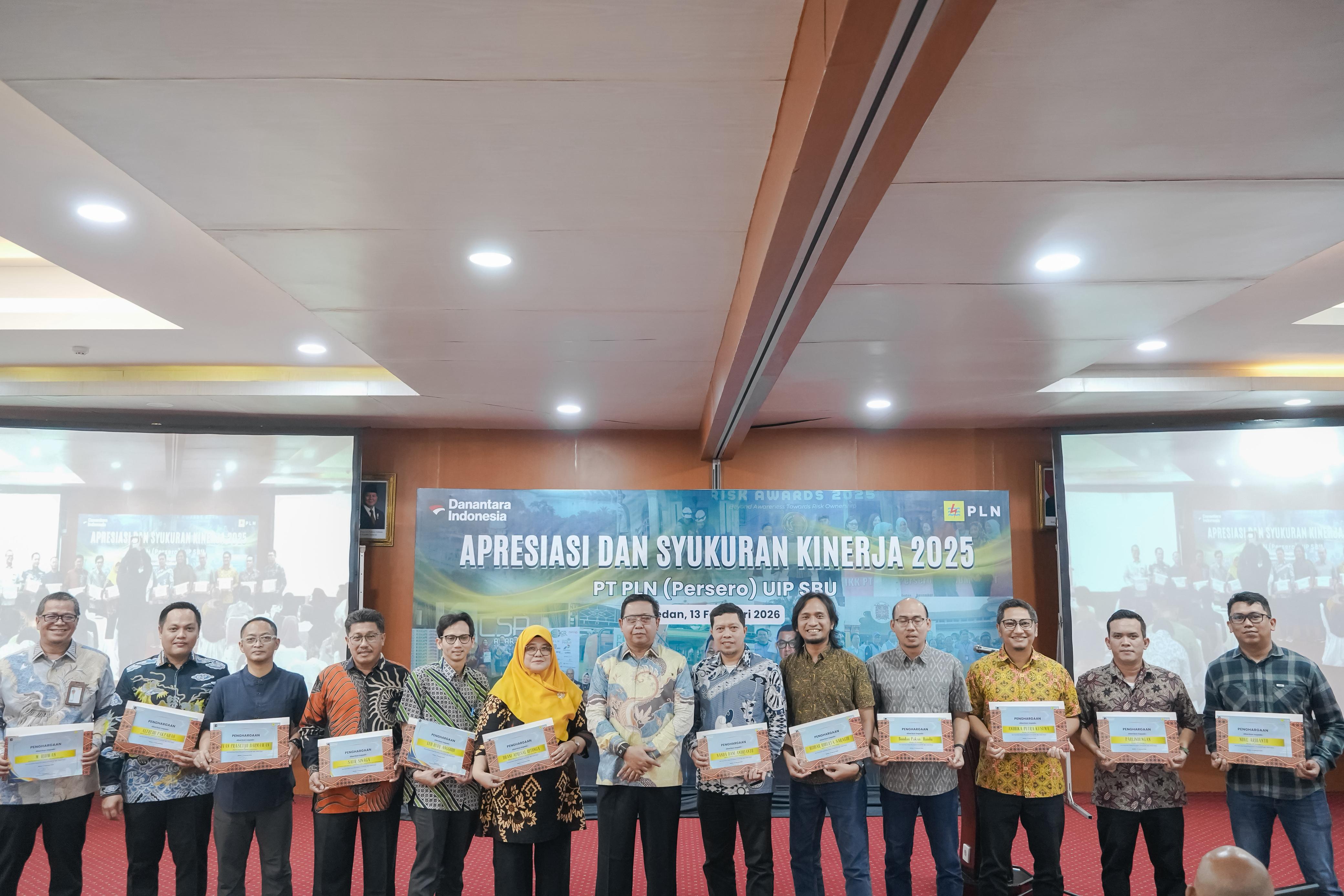 PLN UIP SBU Kukuhkan Komitmen Kinerja Unggul dan Budaya Apresiatif Lewat Apresiasi dan Syukuran Kinerja 2025