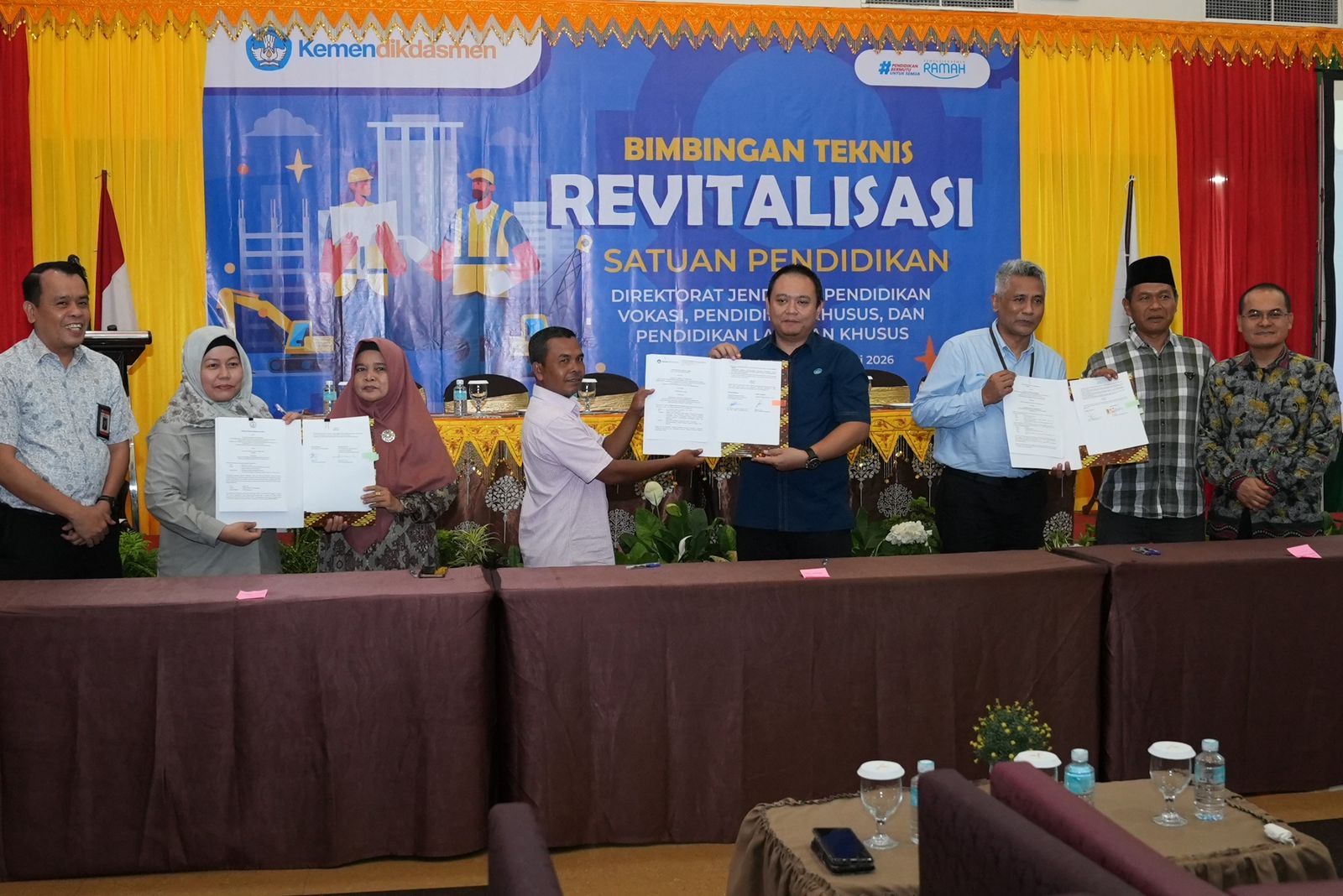 Anggaran Rp1,254 T Digelontorkan, 1.741 Sekolah Terdampak Bencana Resmi Teken PKS