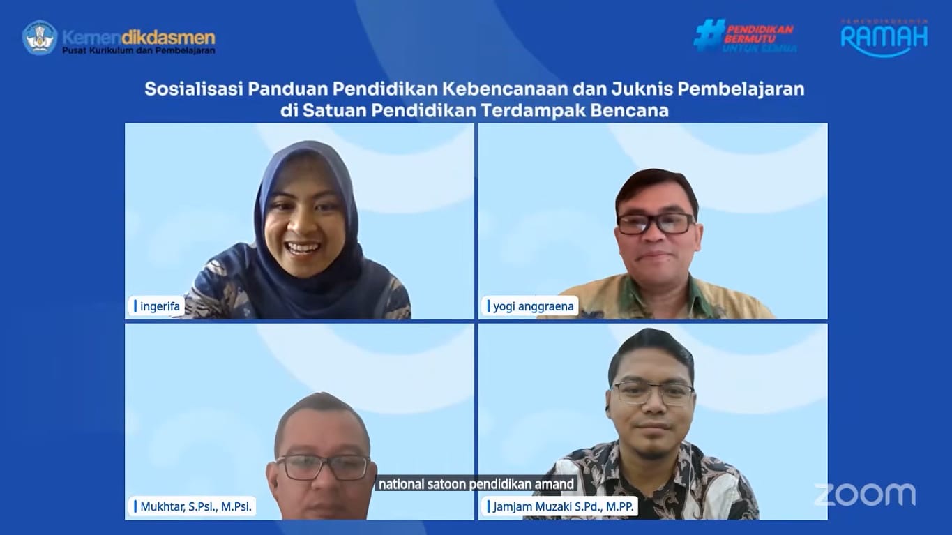 Juknis dan Panduan Pendidikan Kebencanaan untuk Satpen Terdampak Bencana Resmi Terbit