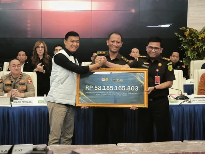 Bareskrim Polri Eksekusi Aset Rp58,18 M dari Kasus Judi Online