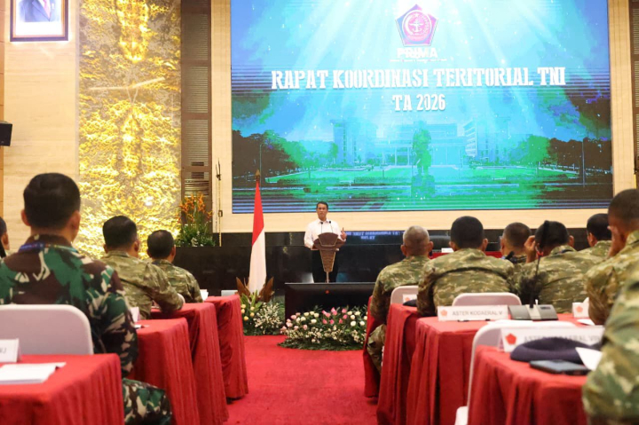 Mentan Amran Ajak TNI Bersinergi Perkuat Ketahanan Pangan Nasional di Rakorter TNI 2026