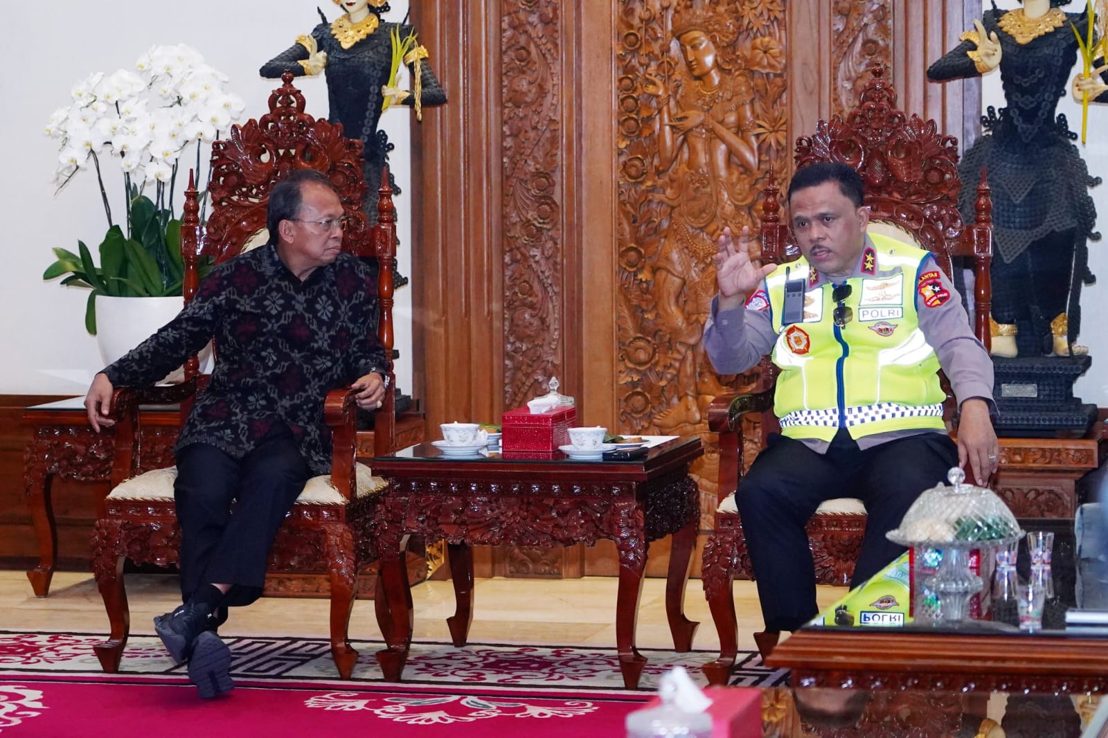 Kakorlantas Polri Audiensi dengan Gubernur Bali Bahas Kesiapan Operasi Ketupat 2026