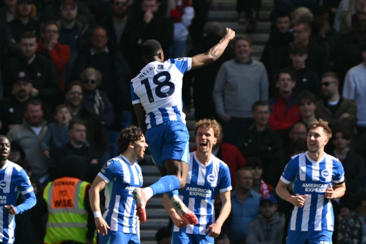 Brighton Tundukkan Liverpool 2-1, Welbeck Borong Dua Gol
