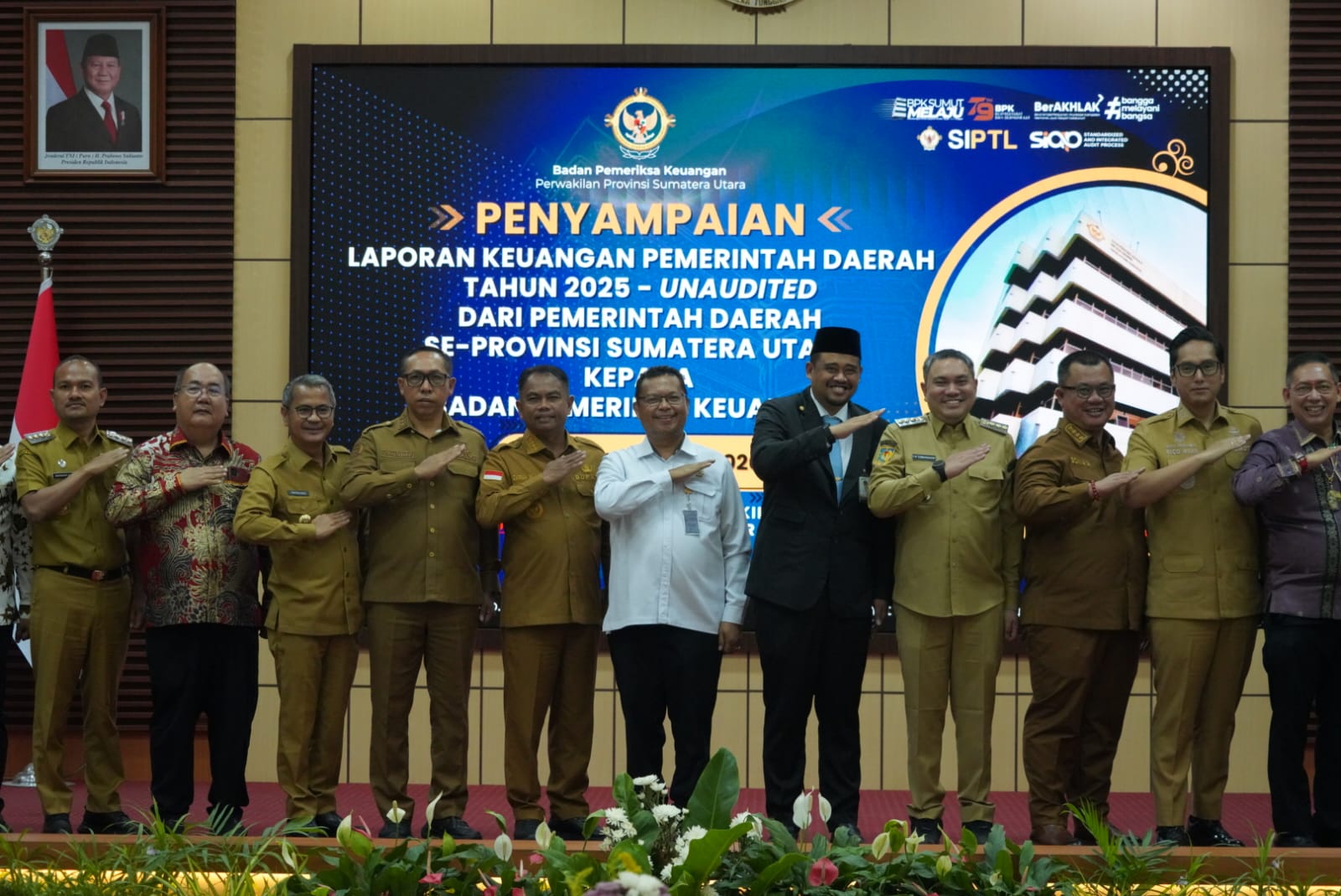 Pemkab Taput Serahkan LKPD Unaudited TA 2025 ke BPK RI Sumut Tepat Waktu