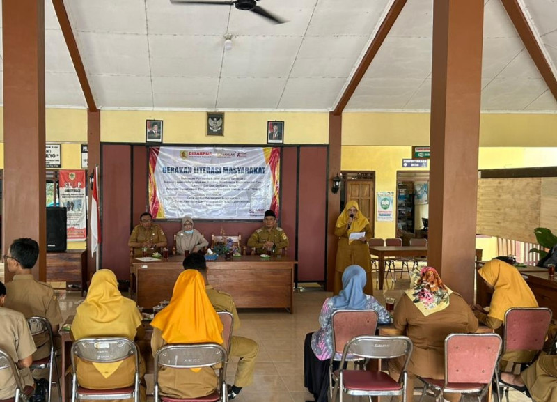 Disarpus Wonogiri Hadirkan Layanan Literasi TPBIS di Desa Jimbar Dukung Program Posyandu 6 SPM Pendidikan