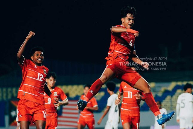 Garuda Muda Menggila, Indonesia U-17 Hajar Timor Leste 4-0 di Laga Perdana AFF U-17 2026