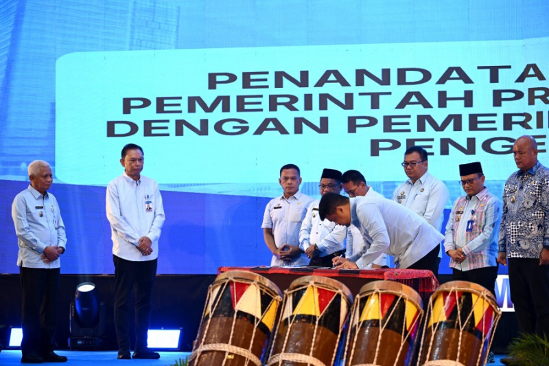 Pemprov Sumut Teken MoU Pengendalian Inflasi dengan Kabupaten/Kota