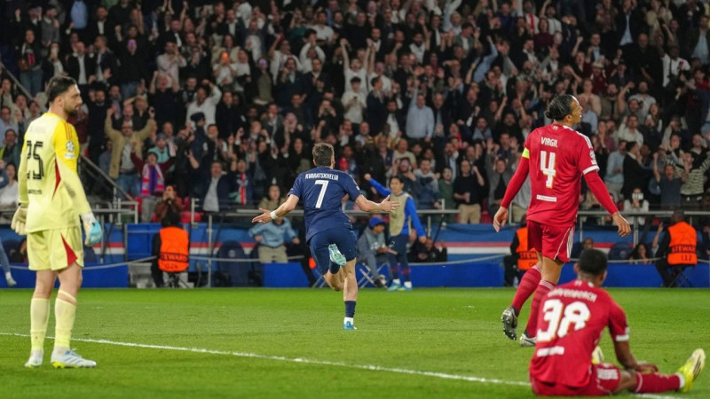 PSG Tekuk Liverpool 2-0 di Parc des Princes, Satu Kaki di Semifinal