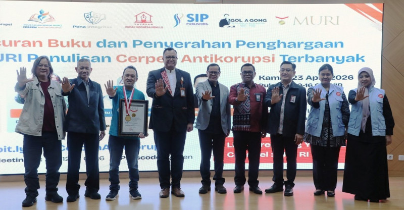 1.636 Penulis Pecahkan Rekor MURI, KPK Perkuat Gerakan Antikorupsi Lewat Literasi