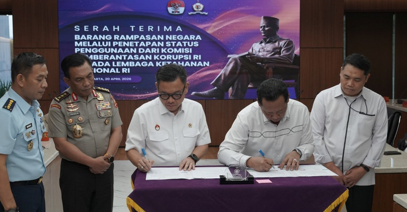 KPK Serahkan Aset Rampasan Rp3,52 Miliar ke Lemhannas untuk Optimalkan Pemanfaatan Negara