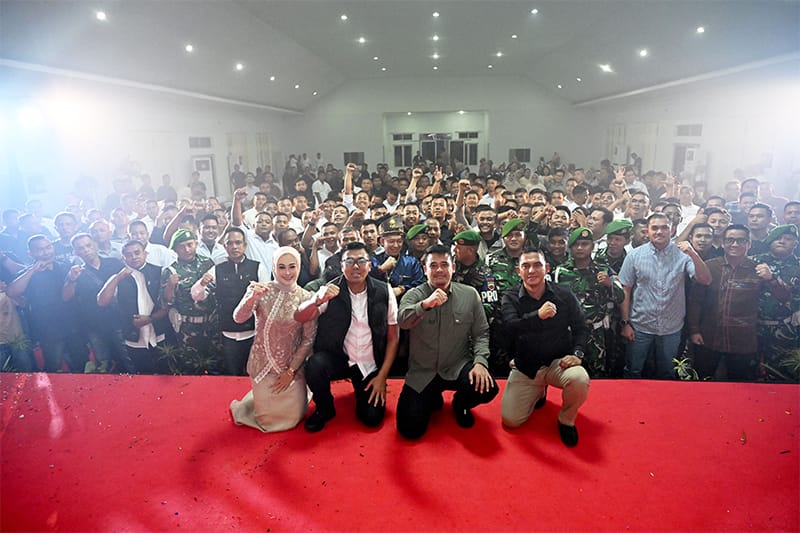 Bobby Nasution Apresiasi Kontribusi Yonzipur 1/Dhira Dharma untuk Pembangunan Sumut