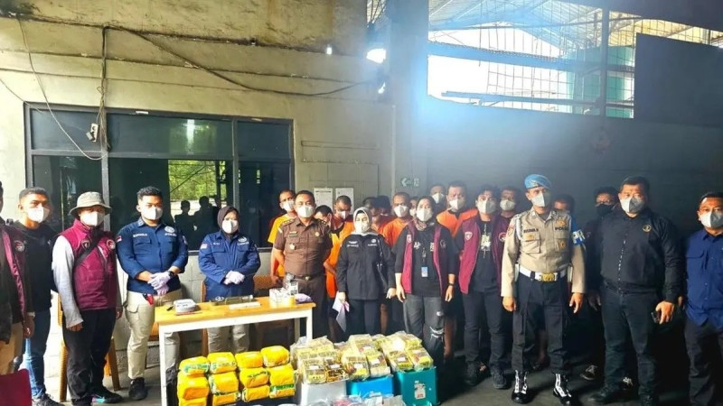 Polri Musnahkan Barang Bukti Narkotika Senilai Rp149 Miliar