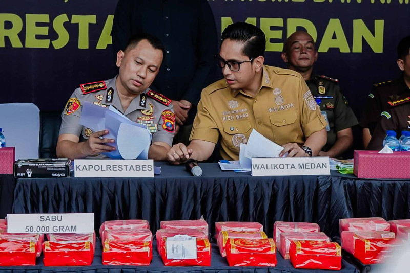 Pemko Medan Komitmen Berantas Narkoba, Judi, dan Kejahatan Jalanan