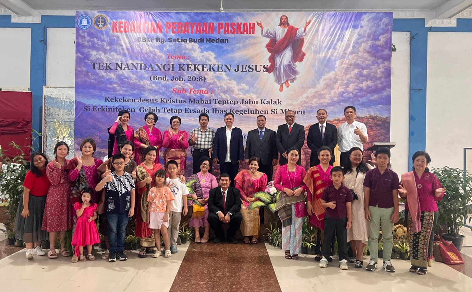 Perayaan Paskah GBKP Setia Budi Meriah, Diisi Ibadah, Pujian dan Perlombaan