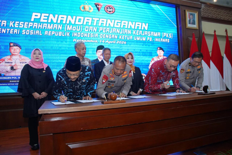 Kemensos-PB INKANAS Teken MoU, Perkuat Pendidikan Karakter Generasi Muda