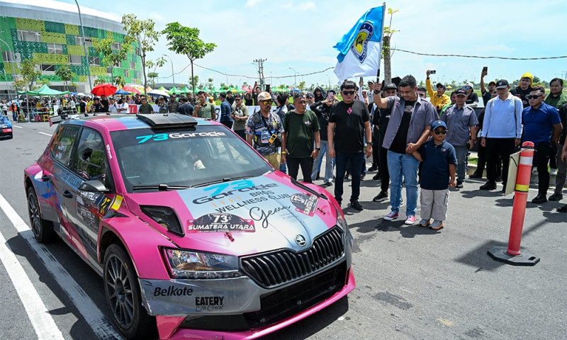 Bobby Nasution Dorong Pengembangan Ekosistem Balap di Sprint Rally Sumut 2026