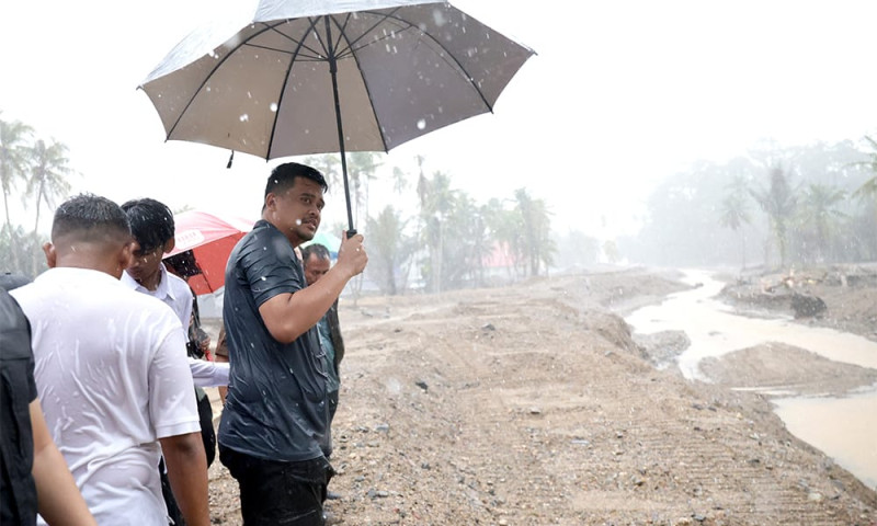 Gubernur Sumut Minta Percepatan Proyek Tanggul Sungai Tukka