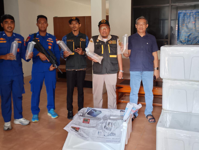 Polairud Polri Bongkar Penyelundupan 47 Ribu Benih Lobster Ilegal di Serang