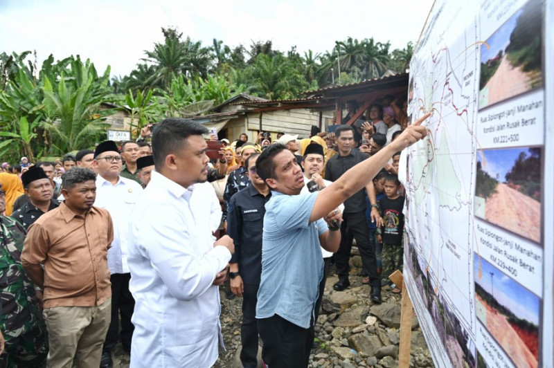 Pemprov Sumut Alokasikan Rp158 Miliar untuk Perbaikan Jalan Aek Nabara-Negeri Lama-Tj Sarang