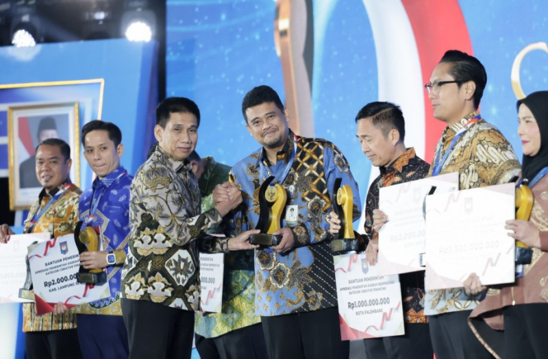 Pemprov Sumut Raih Penghargaan Creative Financing dari Kemendagri, Terima Bantuan Rp3 Miliar