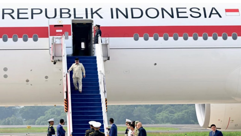 Presiden Prabowo Tiba di Tanah Air Usai Kunjungan Kenegaraan ke Prancis
