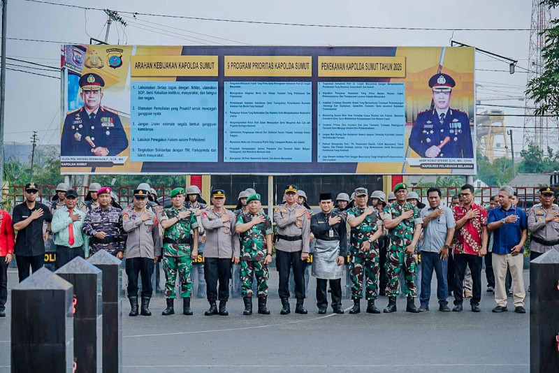 Simulasi Pengamanan Kota Digelar di Belawan, Fokus Tingkatkan Kesiapsiagaan Aparat