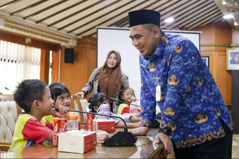 Siswa TK Kunjungi Kantor Wagub Jateng, Belajar Pemerintahan Sejak Dini