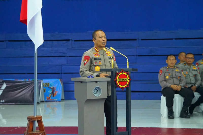 Turnamen Bulutangkis Pasukan Pelopor 2026 Resmi Dibuka, Perkuat Soliditas Personel Brimob