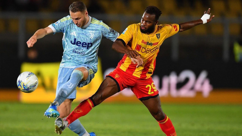 Juventus Menang Tipis atas Lecce, Gol Kilat Vlahovic Jadi Penentu