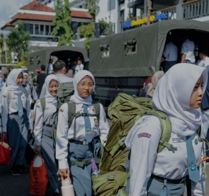 150 Siswa Jabar Jalani Pendidikan Karakter Pancawaluya di Mako TNI Cilandak