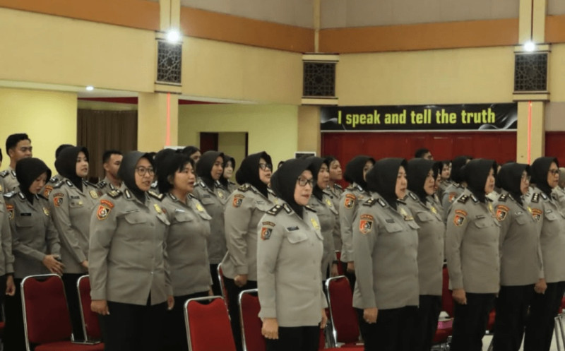 Personel Sepolwan Ikuti Sosialisasi Kode Etik Profesi Polri