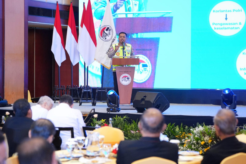 Kakorlantas Polri Tekankan Keselamatan Logistik dan Target Zero ODOL 2027 di Munas Aptrindo