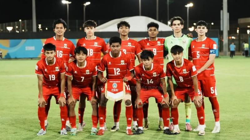 Indonesia U-17 Takluk 0-2 dari Qatar di Piala Asia U-17 2026