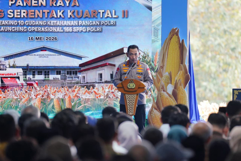 Panen Raya Jagung Polri Capai 3,9 Juta Ton, Dukung Swasembada Pangan Nasional